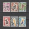 Insecte Natura Polara LP 40-42 si 49-51 (Yvert) TAAF 1973, Nestampilat