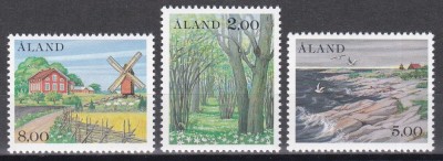 Aland 1985 - Peisaje, MNH foto