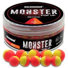 Haldorado - Momeala de carlig MONSTER Pop Up Method 30g/9, 11 mm - Fire Tiger