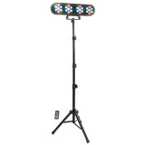 Cumpara ieftin Echipament de lumini Led bar Party, 4x7x1W RGBW, functie automata, stroboscop, trepied