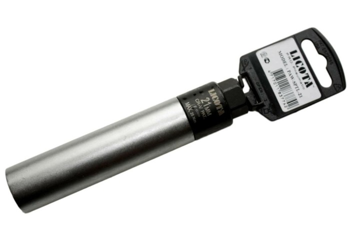 Cheie bujii 21mm, 3/8 cu limitator de torsiune