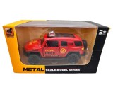 Mașinuță metalică SUV Pompieri 1:43 &ndash; Machetă auto de intervenție