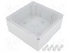 Carcasa ABS, 133mmx133mmx59mm, IP55, MASZCZYK - KM-500-TR/GY