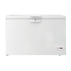 Lada frigorifica Beko, 284 L, 13 kg, 38 dB, securizare cu yala, iluminare interioara, congelare rapida, panou control LED, Clasa E, Alb foto