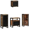 VidaXL Set de mobilier pentru baie cu raft 4 pcs Lemn recuperat solid 3305645