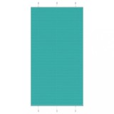 vidaXL Jaluzea plisată verde petrol 105x200 cm Lățime țesătură 104,4 cm