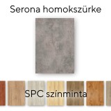 Leziter Serona Eșantion Parchet Vinil SPC - Efect Piatra Gri Nisip, 4.5mm Grosime, Impermeabil, Uz Rezidential/Comercial