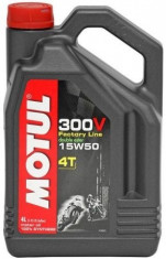 Ulei moto 300V 4T 15W50 4L, Motul foto