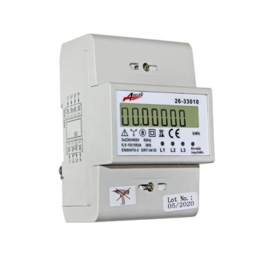 Contor trifazic digital indirect 5A 6M Adeleq 02-5525 DIG foto