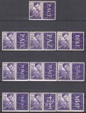 ROMANIA 1956 LP 406 b ZIUA INTERNATIONALA A COPILULUI SERIE CU 10 VINIETE DIFERITE DREAPTA STARE MNH