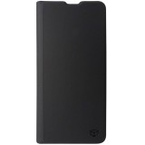 Husa tip carte cu stand Techsuit Magnet Skin neagra pentru Motorola Moto G86