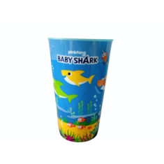 Pahar plastic Baby Shark, 12 x 7 cm