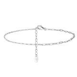 Cumpara ieftin Bratara de glezna argint 925, JW1811, model simplu, placata cu rodiu