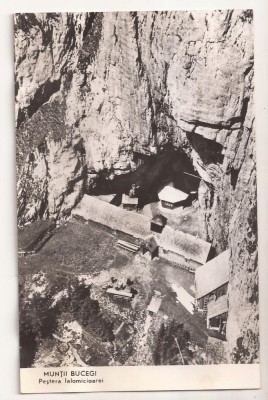 Carte Postala veche - Muntii Bucegi, Pestera Ialomicioarei , Circulata foto
