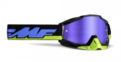 Ochelari Enduro MX FMF Powerbomb Talladega Mirror Blue foto
