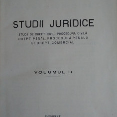 N. Georgean / STUDII JURIDICE - drept civil, penal, comercial, vol. 2,ed.1928