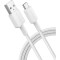 Cablu Date si Incarcare USB-A - USB-C Anker 322, 18W, 0.9m, Alb A81H5G21
