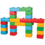 Cumpara ieftin Jucarie Pilsan Cuburi de construit Brick Blocks and Car Set 43 piese