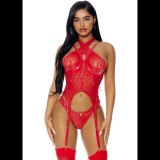 Set Lenjerie intima sexy, Forplay, Steal Your Heart - Rosu