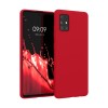 Husa Kwmobile pentru Samsung Galaxy A51, Rosu, Silicon, KWM000010YZ043C, Carcasa