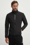 EA7 Emporio Armani geaca de puf barbati, culoarea negru, de tranzitie, PNE1Z.8NPB13