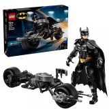 LEGO SUPER HEROES FIGURINA DE CONSTRUCTIE BATMAN SI MOTOCICLETA BAT-POD 76273