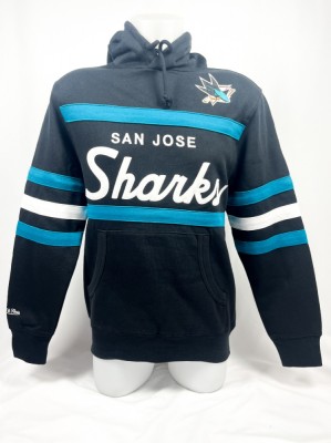 San Jose Sharks hanorac de bărbați cu glugă Head Coach Hoodie - M foto