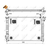 Radiator racire motor Nrf 53808
