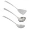 Set Ustensile Bucătărie, 3 Bucăți, Metal, Lungime 30 cm, Lățime 8 cm