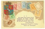 3713 - CAROL I stamps, Regale, Royalty, Romania - old postcard - used - 1921