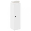 VidaXL Dulap de baie cu suport role, alb, 20,5x22x72 cm