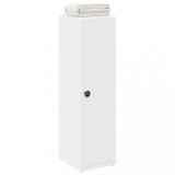 vidaXL Dulap de baie cu suport role, alb, 20,5x22x72 cm