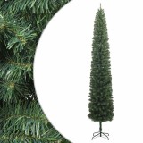 vidaXL Brad de Crăciun slim cu suport, 270 cm, PVC