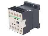 Contactor 4-Poli NO 24VDC 10A pentru Șină DIN