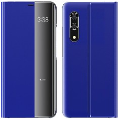 Husa Textil OEM New Sleep Case pentru Samsung Galaxy A71 A715, Albastra foto