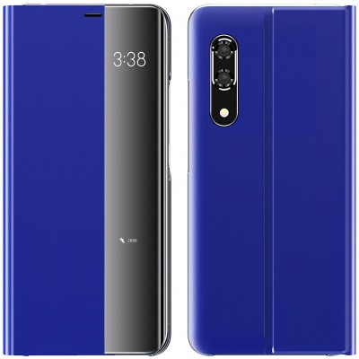 Husa Textil OEM New Sleep Case pentru Huawei P30 lite, Albastra foto
