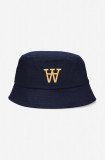 Wood Wood pălărie din bumbac Dex culoarea bleumarin, bumbac 10280802.7083-OFFWHI