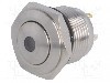 Intrerupator anti-vandalism, OFF-(ON), &Oslash;16mm, ONPOW - GQ16B-10D/J/G/24V/S