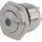 Intrerupator anti-vandalism, OFF-(ON), &Oslash;16mm, ONPOW - GQ16B-10D/J/G/24V/S