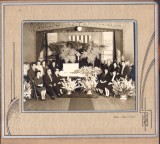 PM93 Societatea Unirea Rom&acirc;nilor, emigranți rom&acirc;ni &icirc;n SUA la un eveniment funebru, anii celui de-al Doilea Război Mondial, studio Hoffman, Detroit.