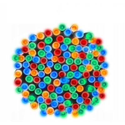 Instalatie luminoasa de Craciun, exterior/interior, 500 LED, 8 moduri, multicolor, IP44, 25 m, Jumi GartenVIP DiyLine foto