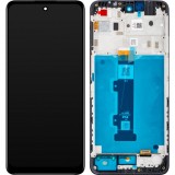 Cumpara ieftin Display cu Touchscreen Motorola Moto E32s / E22s, cu Rama, Negru, Service Pack 5D68C20795