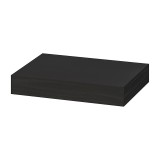 Polita suspendata, 30 x 26 cm, MDF/pal, maxim 3 kg, Negru