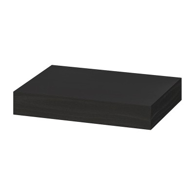 Polita suspendata, 30 x 26 cm, MDF/pal, maxim 3 kg, Negru foto