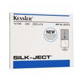 Seringi Sterile Kessler 3 ml 22G &ndash; De Unică Folosință cu Ac, 100 Bucăți