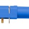 Soclu Banană 4mm Albastru Aurit PCB