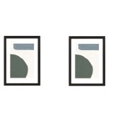 Cumpara ieftin Set 2 rame foto de perete Home Creation, 20 x 30 cm, MDF, negru