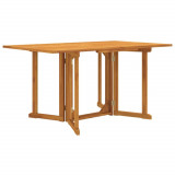 Cumpara ieftin Masa gradina pliabila tip fluture, 150x90x75 cm, lemn masiv tec