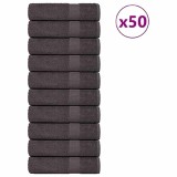 VidaXL Prosoape de duș 25 buc Antracit 70x140 cm 360 g/m&sup2; 100% bumbac