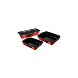 Set tavi pentru copt 3 piese Burgundy Berlinger Haus BH 7629